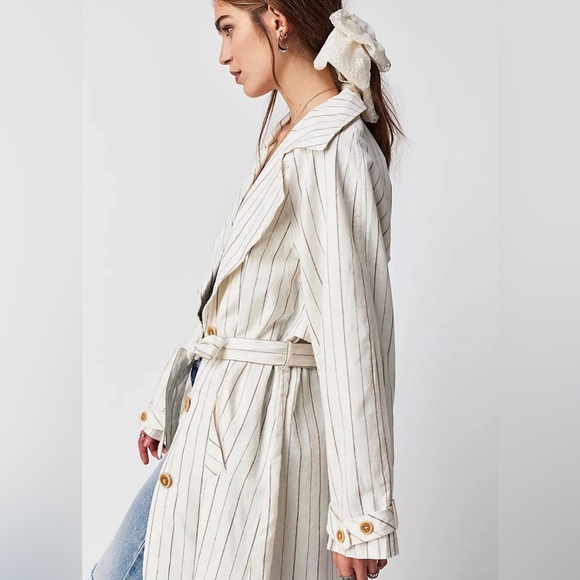 Free People Melia Mac Coat Size L. $228. B12 - Picture 3 of 6